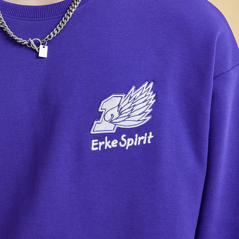 Erke Sweatshirts Men Truffle Purple/Dark Dusk Blue-6