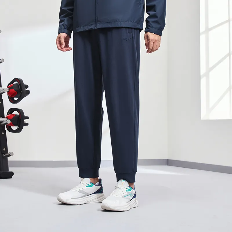 Erke Variety Training Collection Knitted Sports Pants Unisex Reef Stone Blue-3