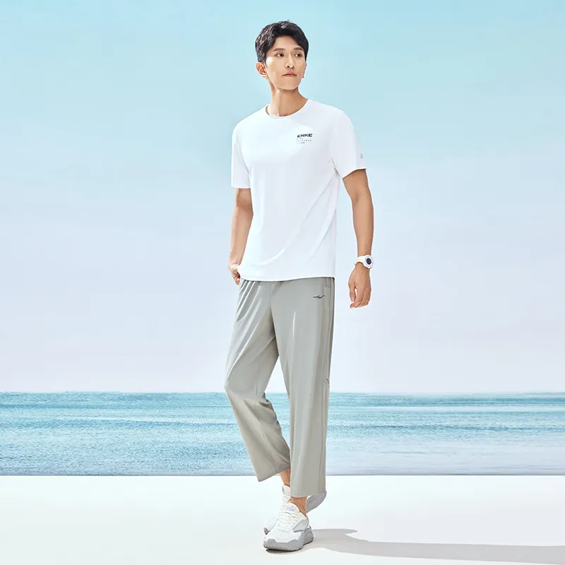 Erke Knitted Sweatpants Unisex Glacier Gray-6