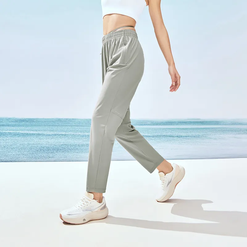 Erke Casual Pants Women's Glacier Gray-4