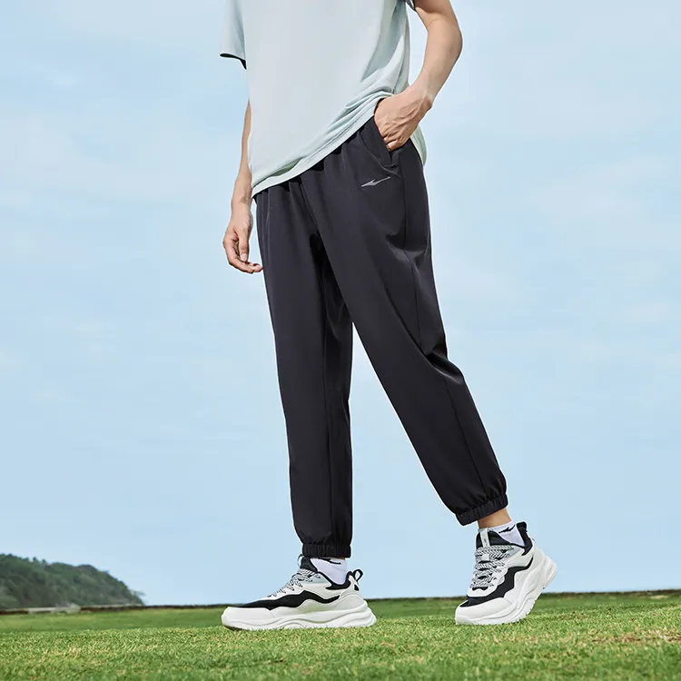 Erke Casual Pants Men's DS Jet Black-2
