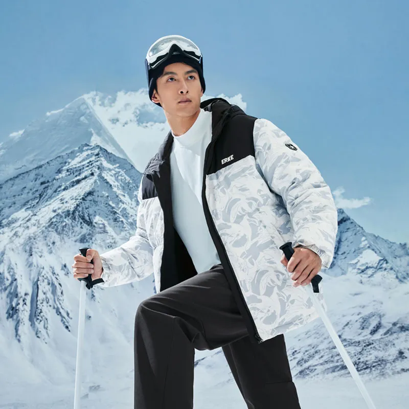 Erke Down Jackets Unisex True White-4