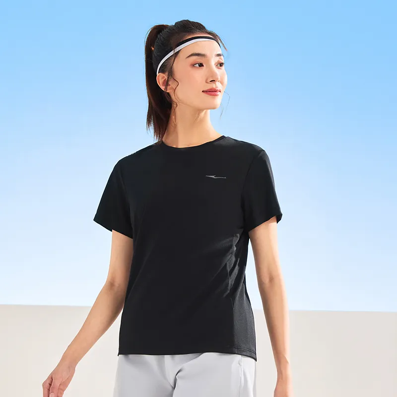 Erke T Shirts Women's Jet Black-2