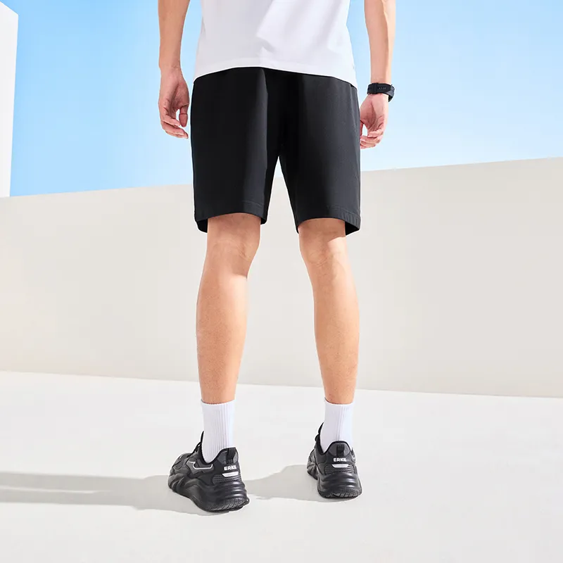 Erke Variety Training Collection Casual Shorts Unisex Jet Black-4