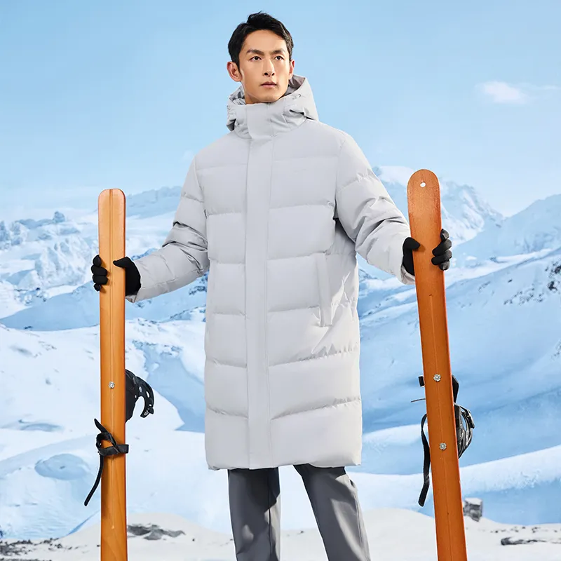 Erke Variety Training Collection Down Jacket Unisex Dark Light Gray-2
