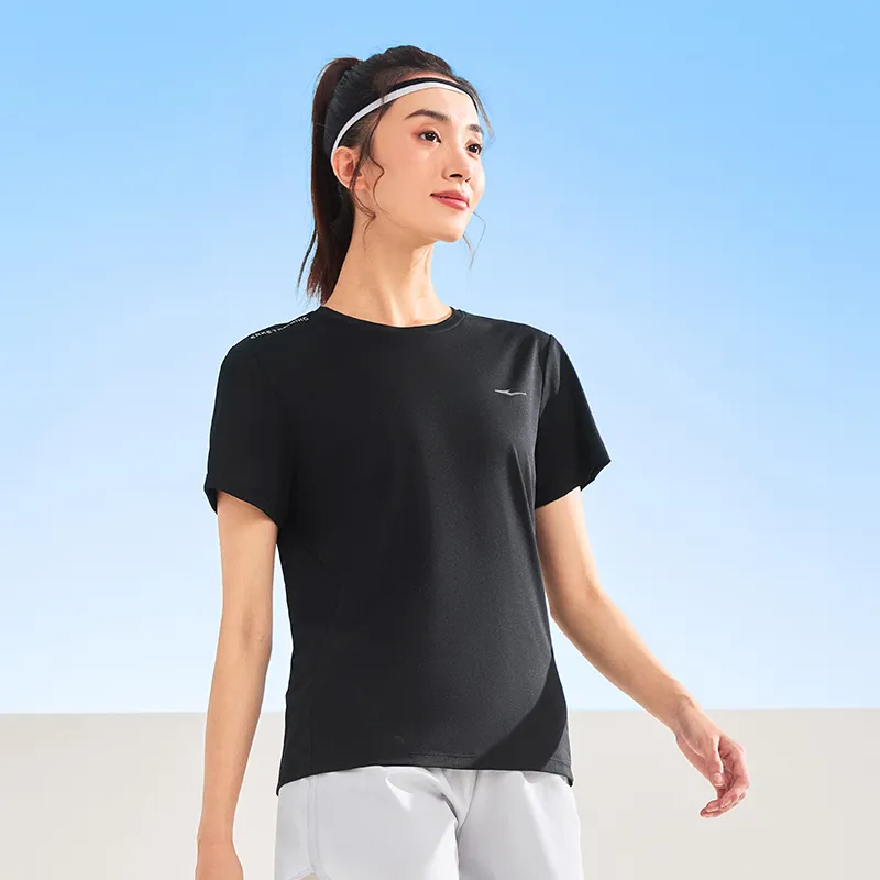 Erke T Shirts Women's Jet Black-4