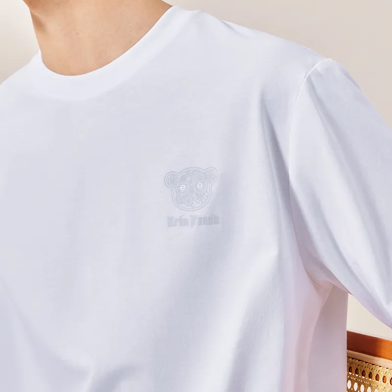 Erke Life Collection Sports Life Collection T Shirt Men's True White-3
