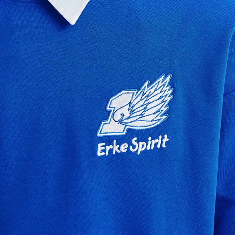 Erke Sweatshirts Men Dale Blue/Glacier White-6