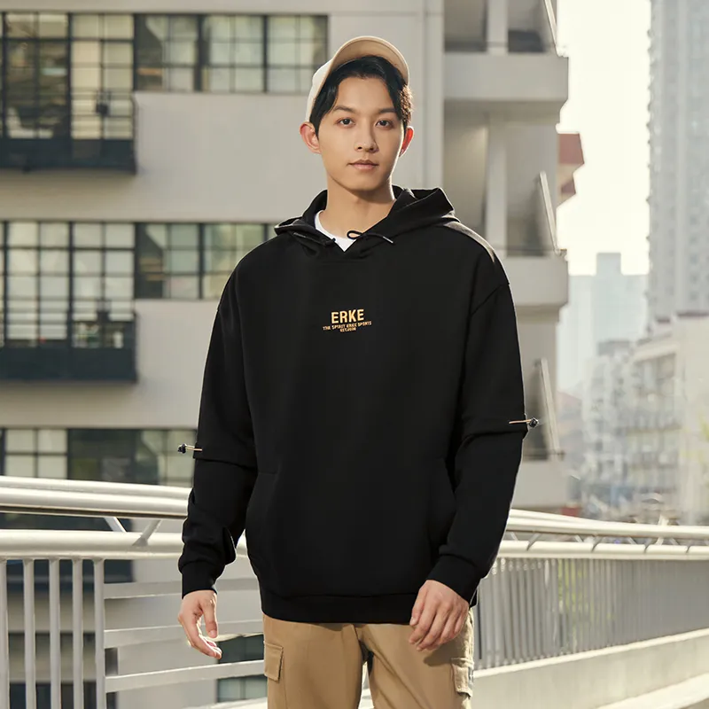 Erke Sweatshirt Men's Jet Black-2
