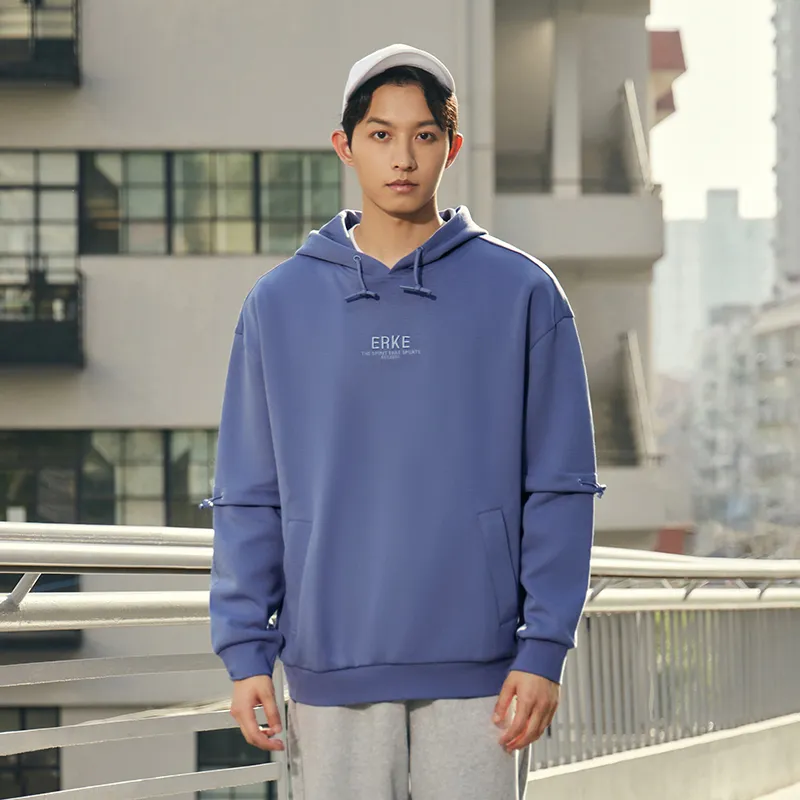 Erke Sweatshirt Men's Blue Purple-2