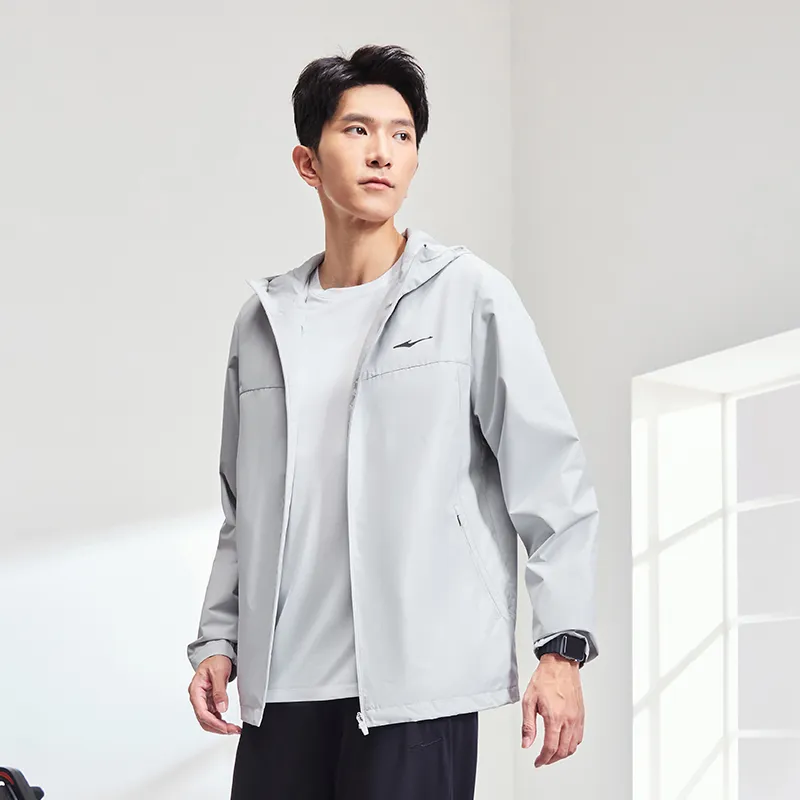 Erke Jackets Men Dull Gray-3