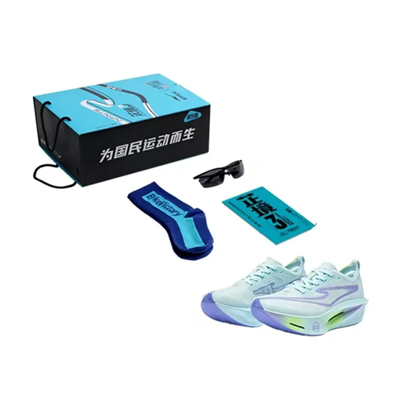 Erke Realm Of The Orchid 3.0 Cushioning, Breathable, And Resilient Design Low Top Running Shoes Women's Tranquil Blue-1