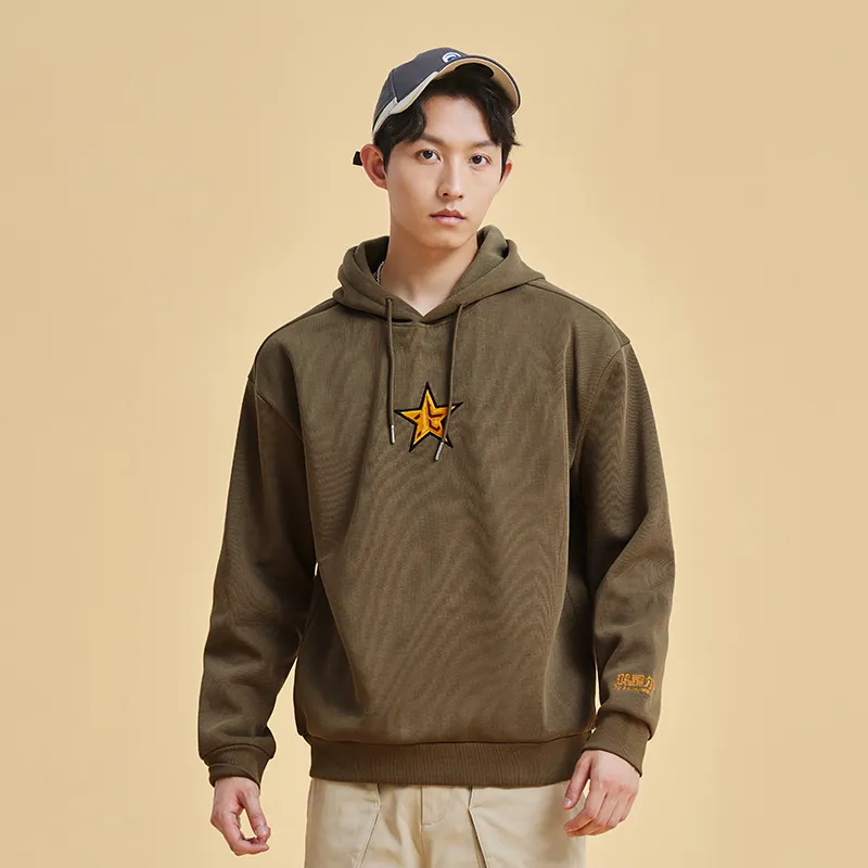 Erke Sweatshirt Unisex Deerskin Brown-2