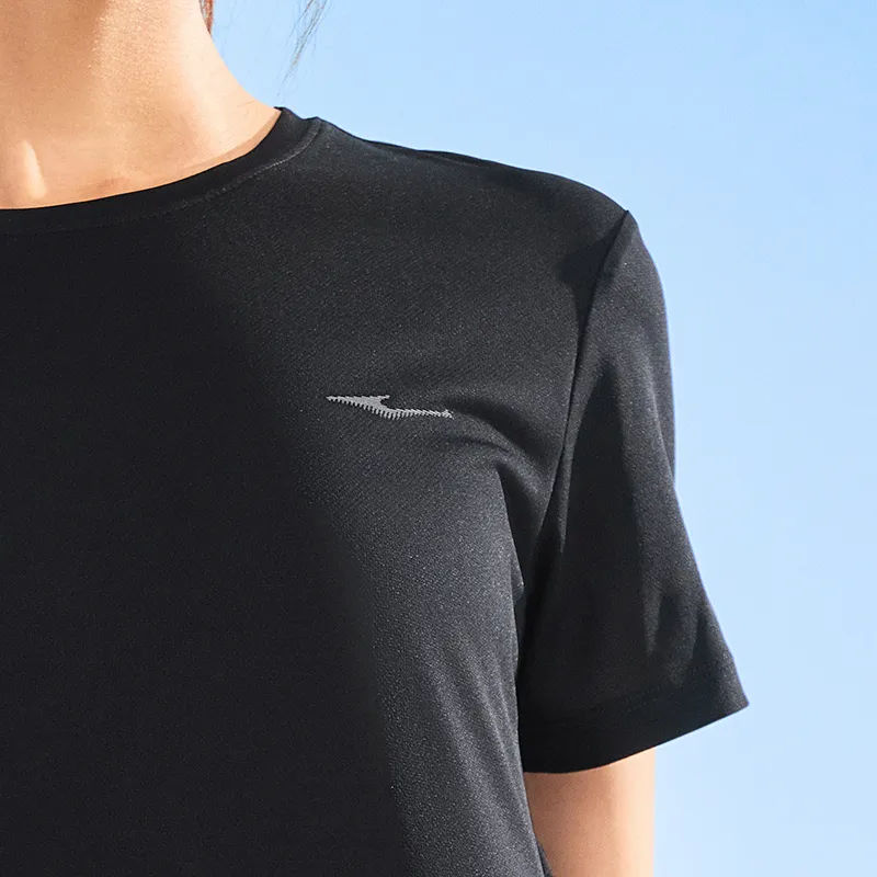 Erke T Shirts Women's Jet Black-6