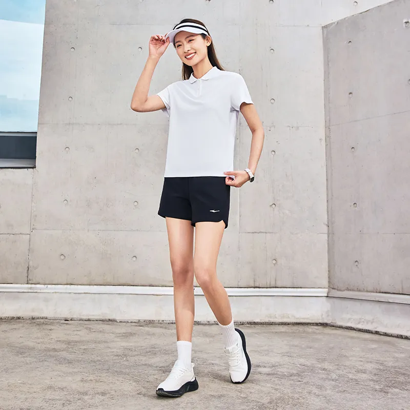 Erke Polo Shirt Women's True White-5