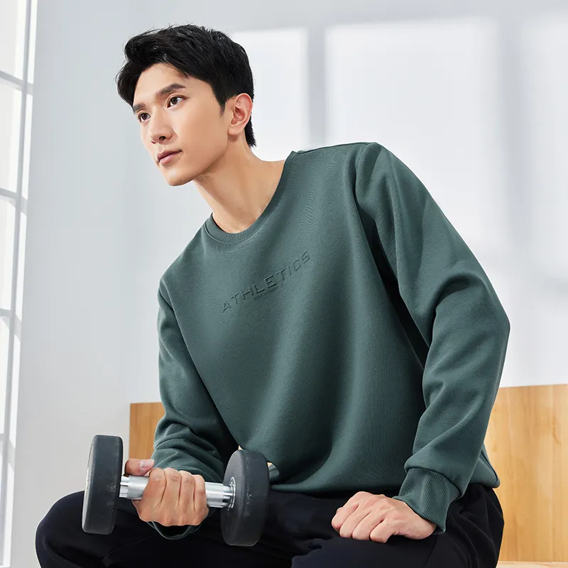 Erke Sweatshirt Men's Stone Yu Blue-3