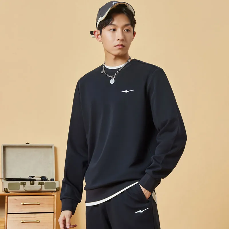 Erke Sweatshirts Unisex Jet Black-2