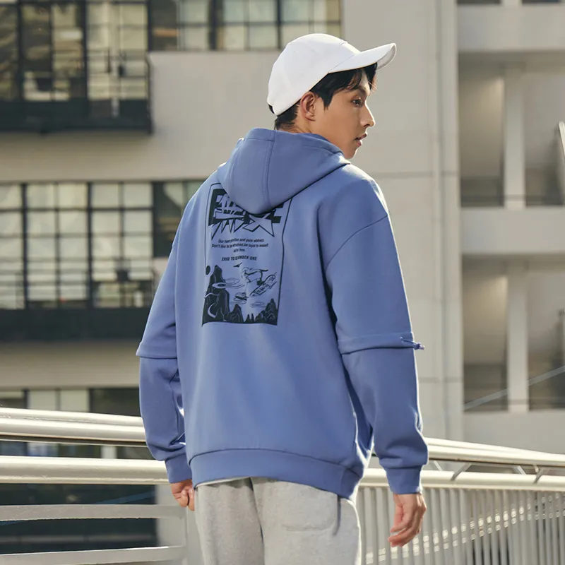 Erke Sweatshirt Men's Blue Purple-6