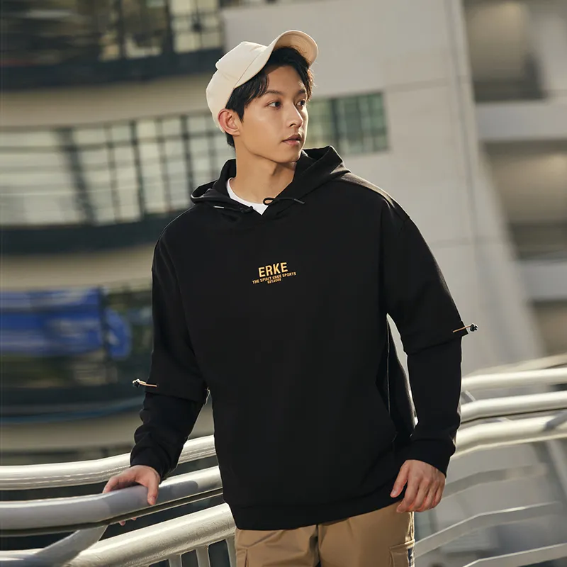 Erke Sweatshirt Men's Jet Black-3