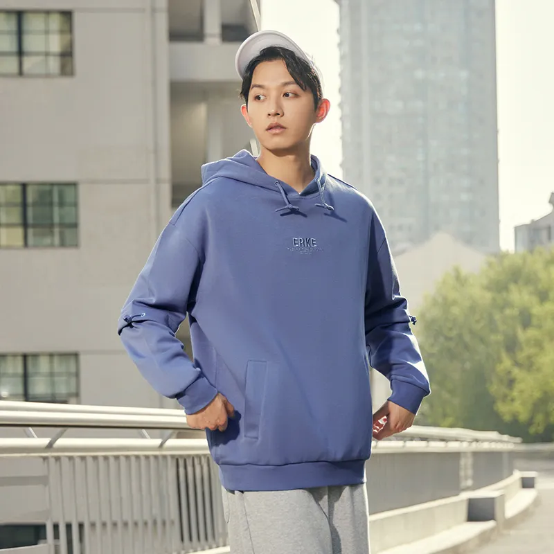Erke Sweatshirt Men's Blue Purple-4