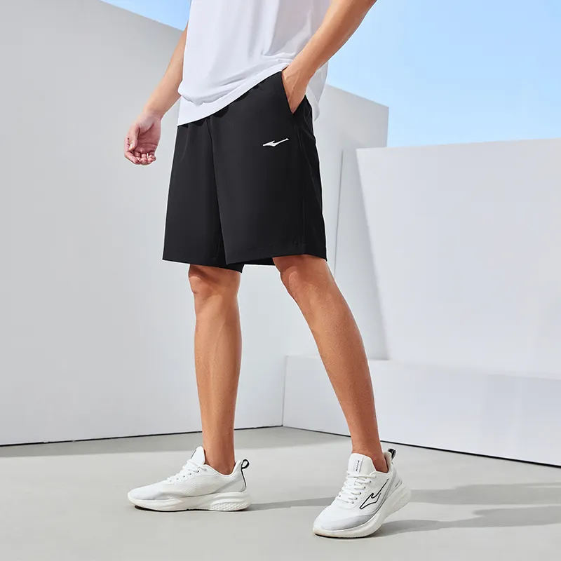 Erke Casual Shorts Men's Jet Black-2