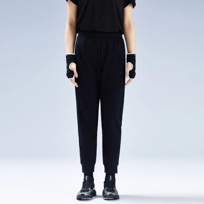 Erke Casual Pants Women's Jet Black-2
