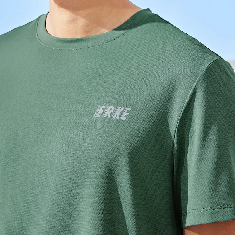 Erke T Shirts Men Fresh Pine Green-2