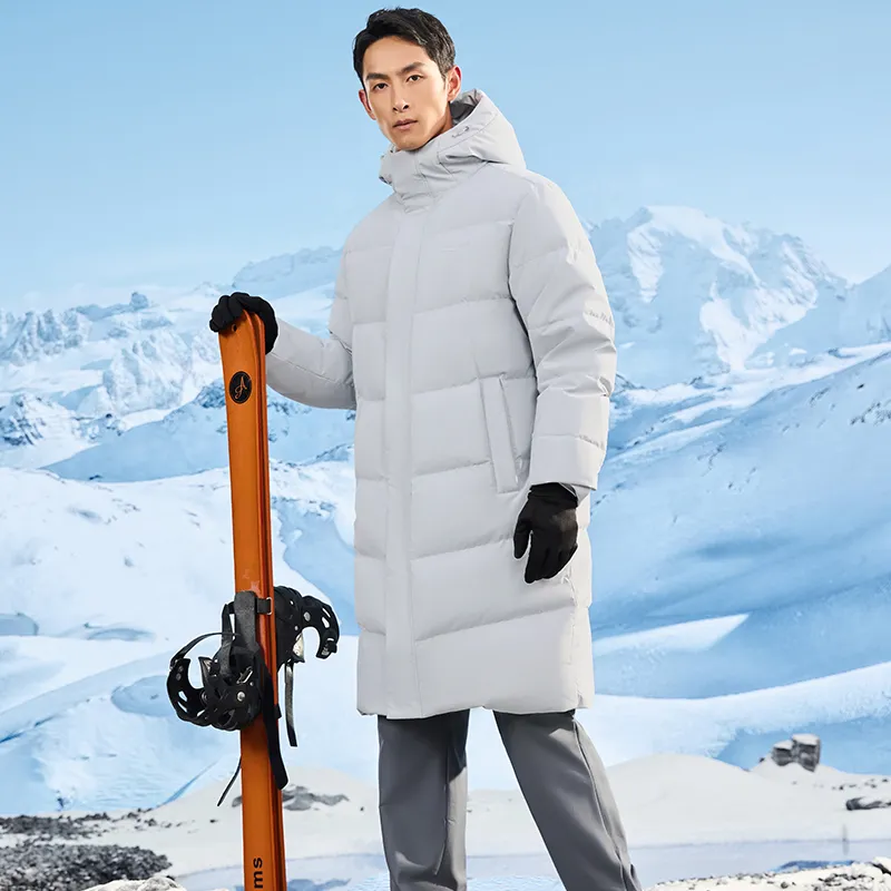 Erke Variety Training Collection Down Jacket Unisex Dark Light Gray-5