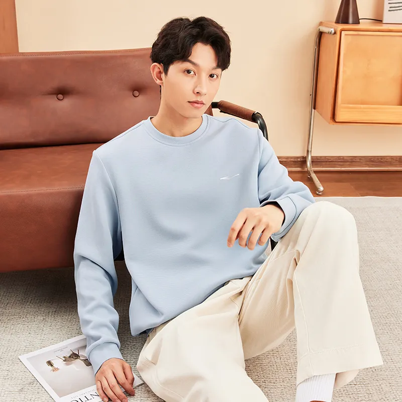 Erke Variety Training Collection Sweatshirt Men's Plume Gray Blue-4