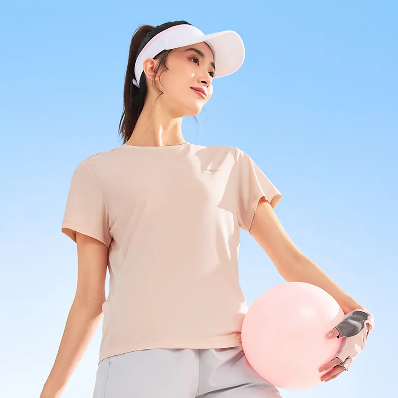 Erke T Shirt Women's Salmon Pink-3