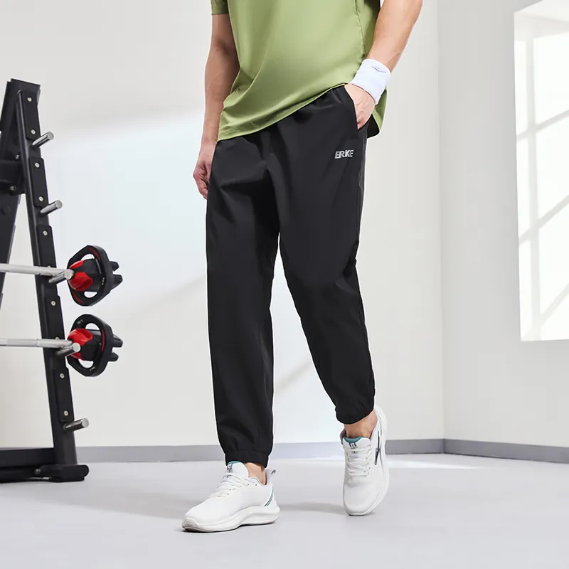 Erke Variety Training Collection Athletic Trousers Men's Jet Black-2