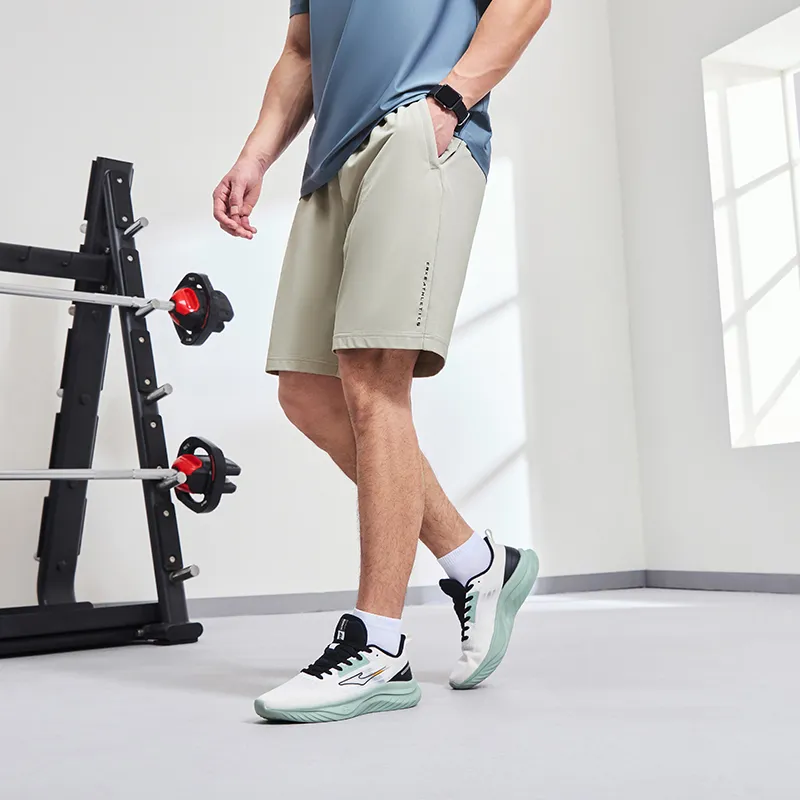 Erke Variety Training Collection Casual Shorts Unisex Mist Card Green-4