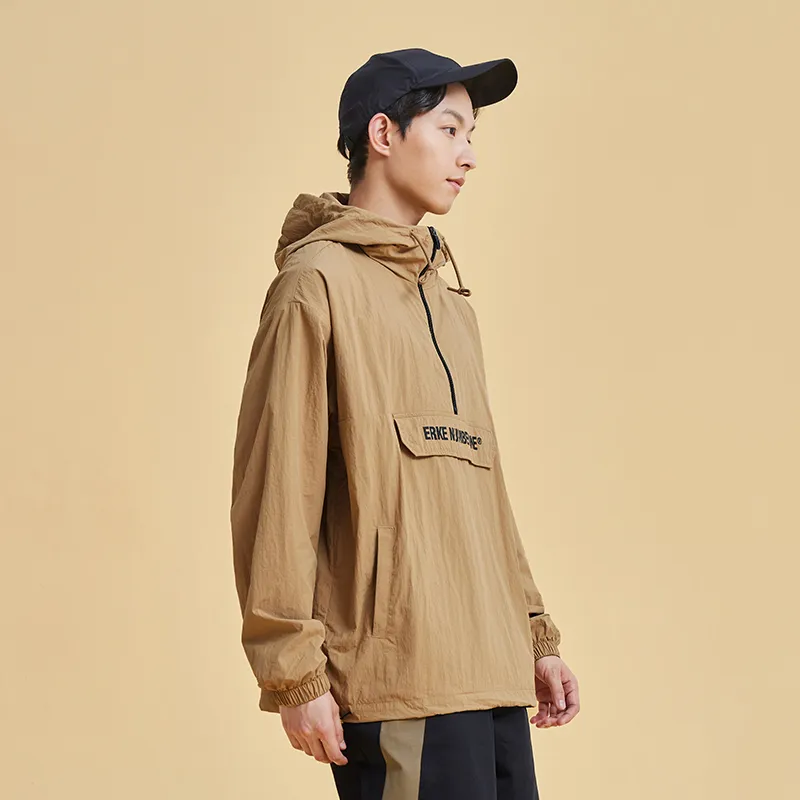 Erke Jackets Men Brown-3