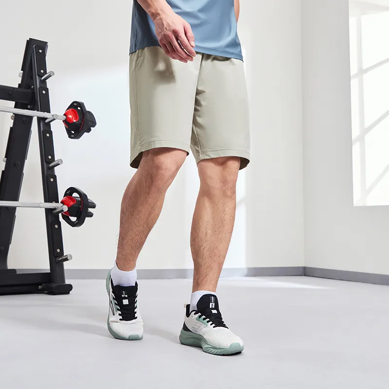 Erke Variety Training Collection Casual Shorts Unisex Mist Card Green-3
