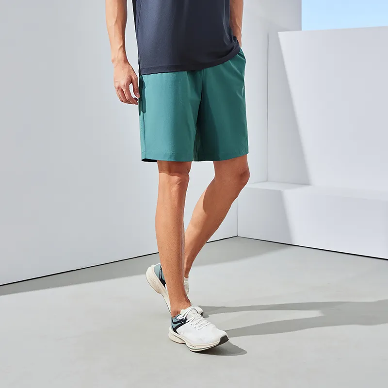 Erke Casual Shorts Men Stone Yu Blue-3