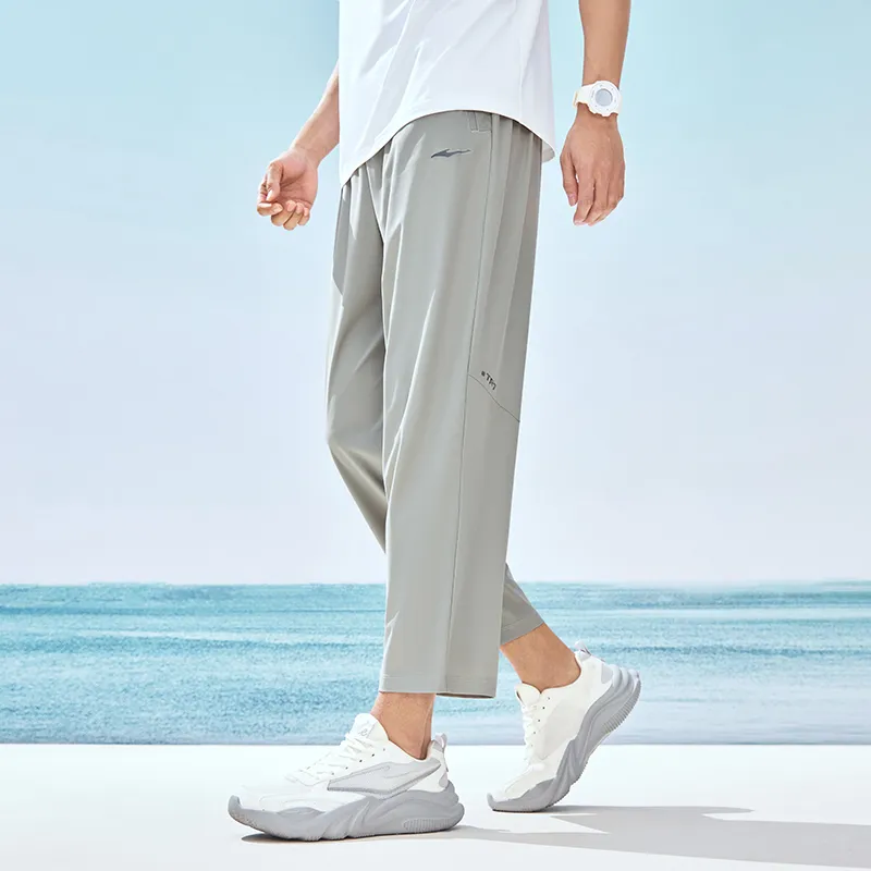 Erke Knitted Sweatpants Unisex Glacier Gray-3