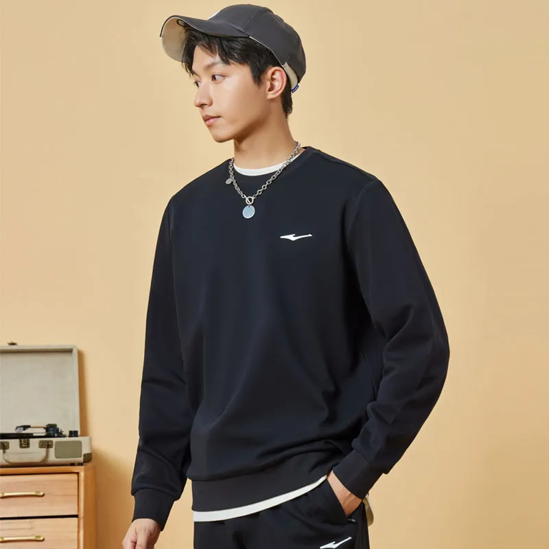Erke Sweatshirts Unisex Jet Black-3