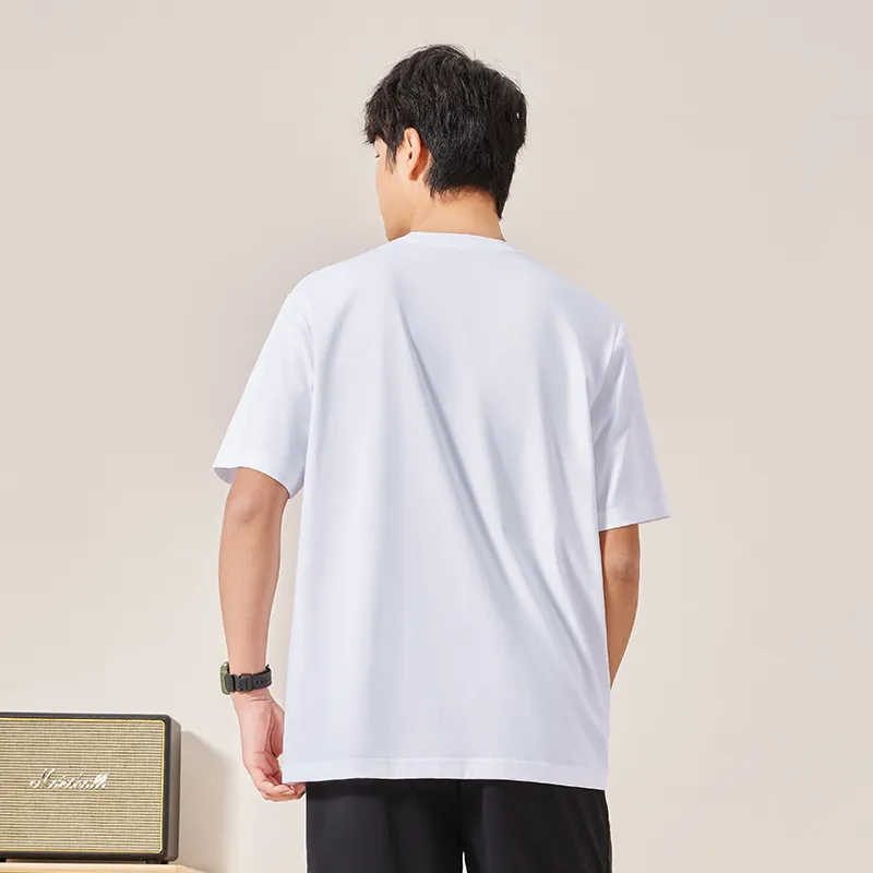 Erke Life Collection Sports Life Collection T Shirt Men's True White-2