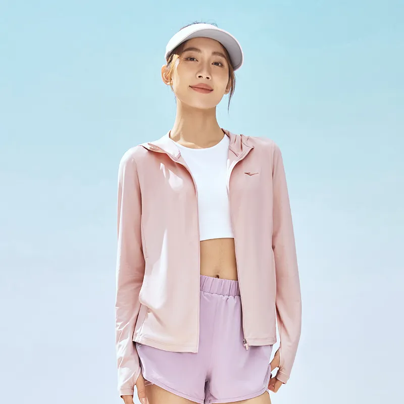 Erke Sun Protection Clothing Women's Peony Pink-2