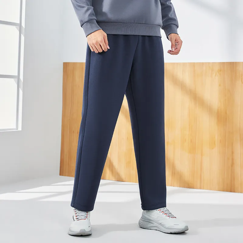 Erke Variety Training Collection Knitted Sweatpants Men's Reef Blue-2