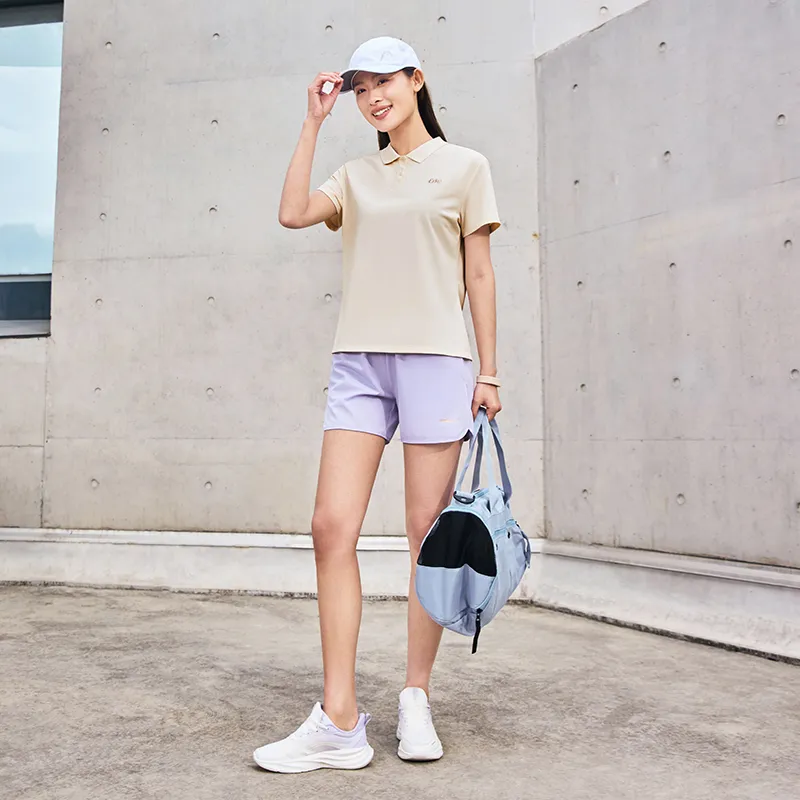 Erke Polo Shirt Women's DS Cheese White-5