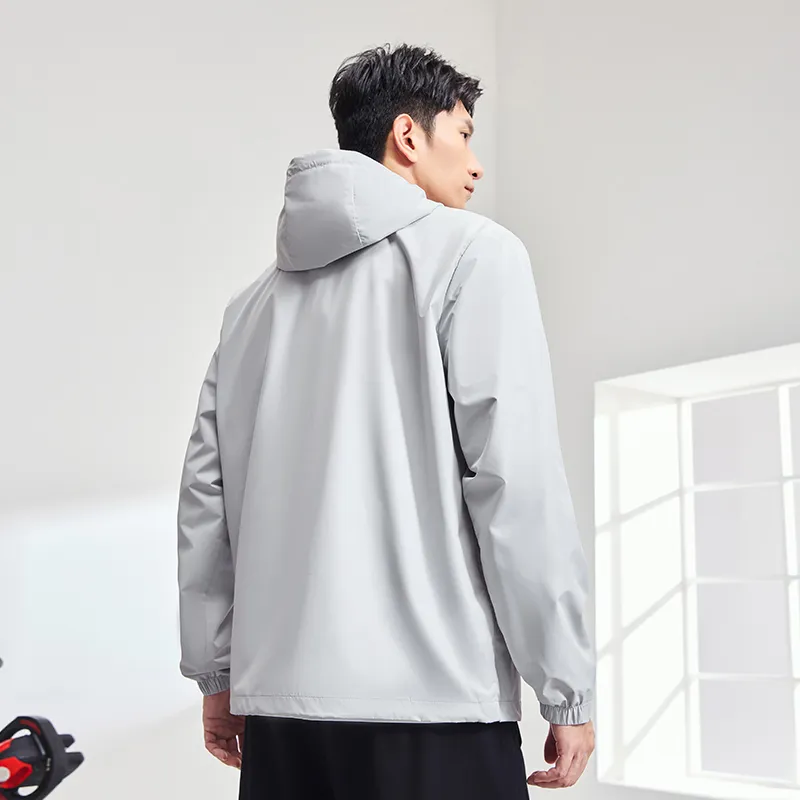 Erke Jackets Men Dull Gray-4