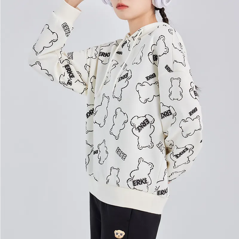 Erke Sweatshirt Women's Glacier White-2