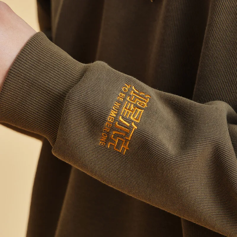 Erke Sweatshirt Unisex Deerskin Brown-6