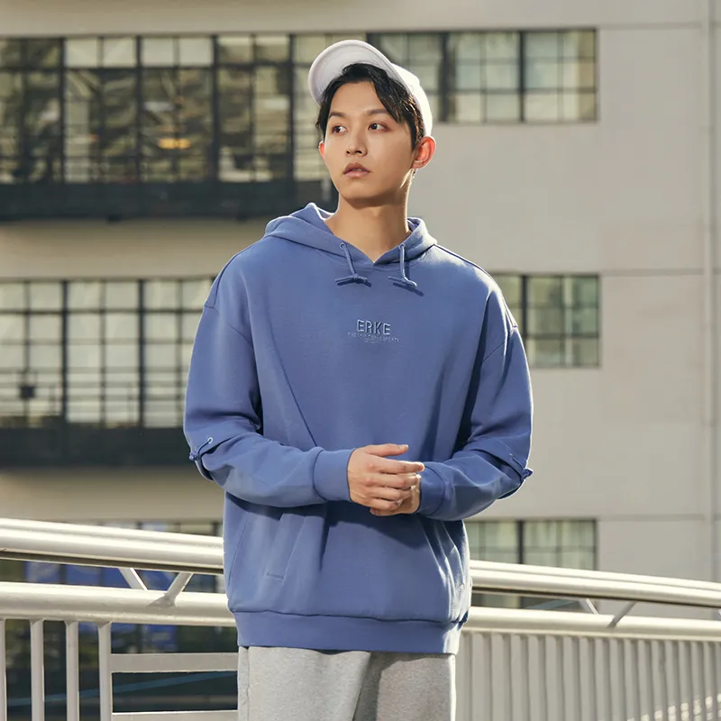 Erke Sweatshirt Men's Blue Purple-5
