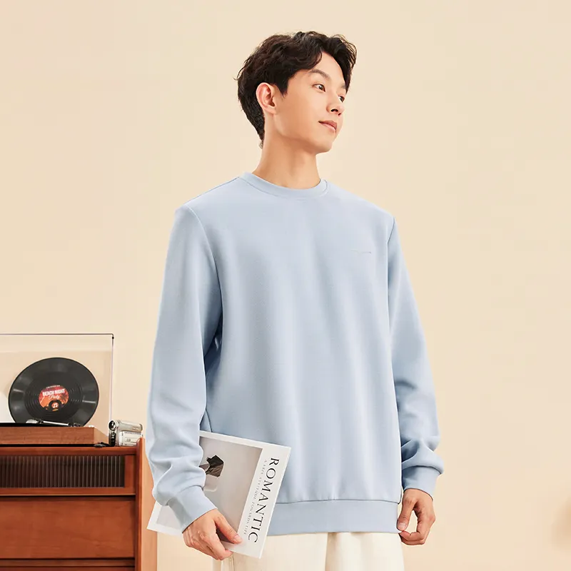 Erke Variety Training Collection Sweatshirt Men's Plume Gray Blue-3