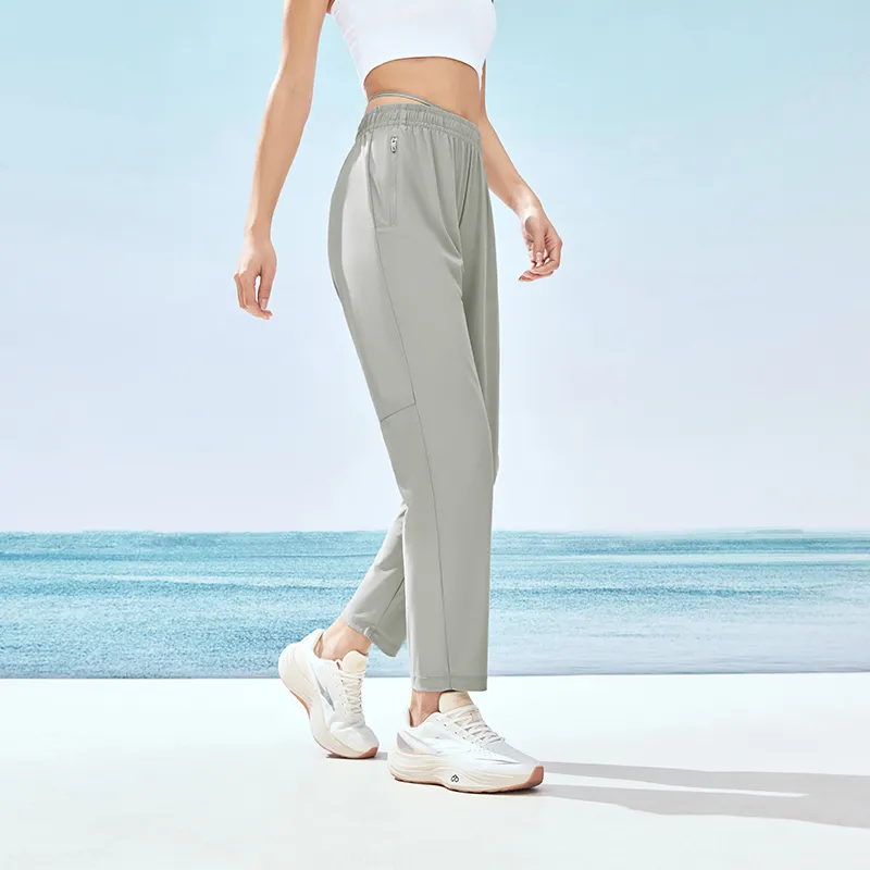 Erke Casual Pants Women's Glacier Gray-3