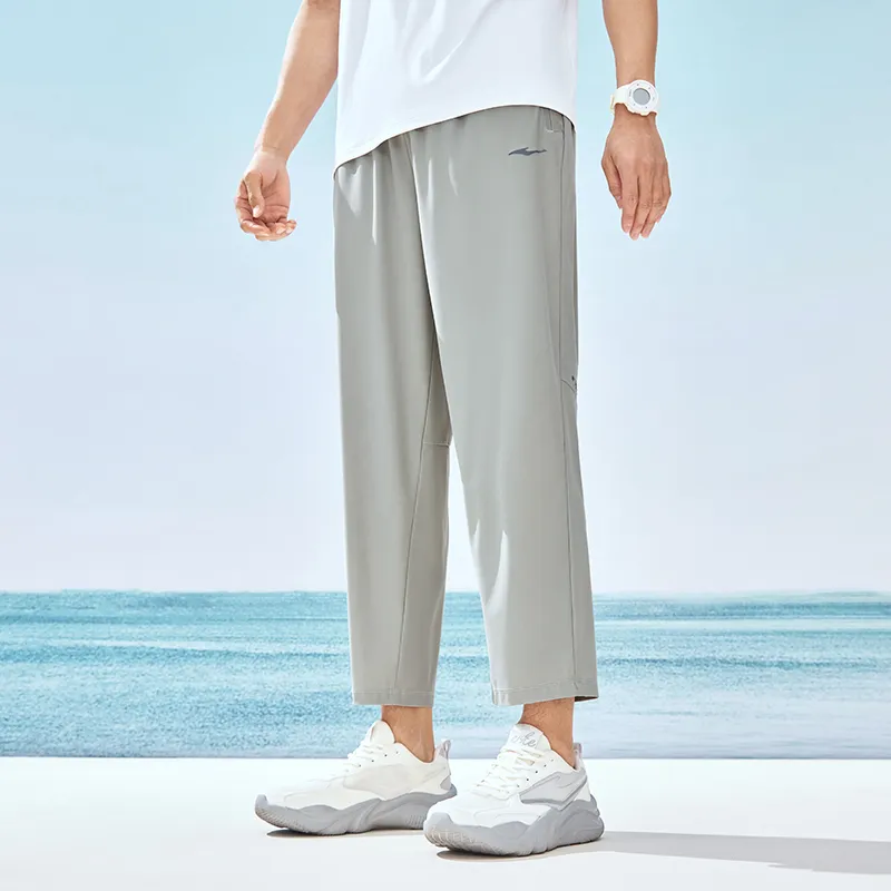 Erke Knitted Sweatpants Unisex Glacier Gray-2