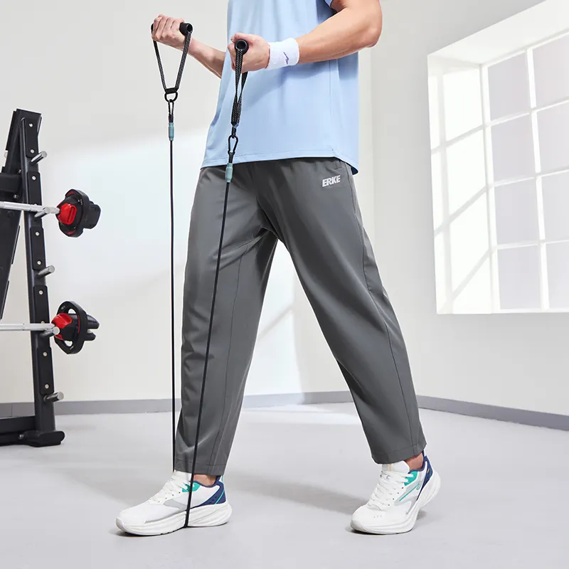 Erke Variety Training Collection Casual Pants Unisex Dark Gray-3