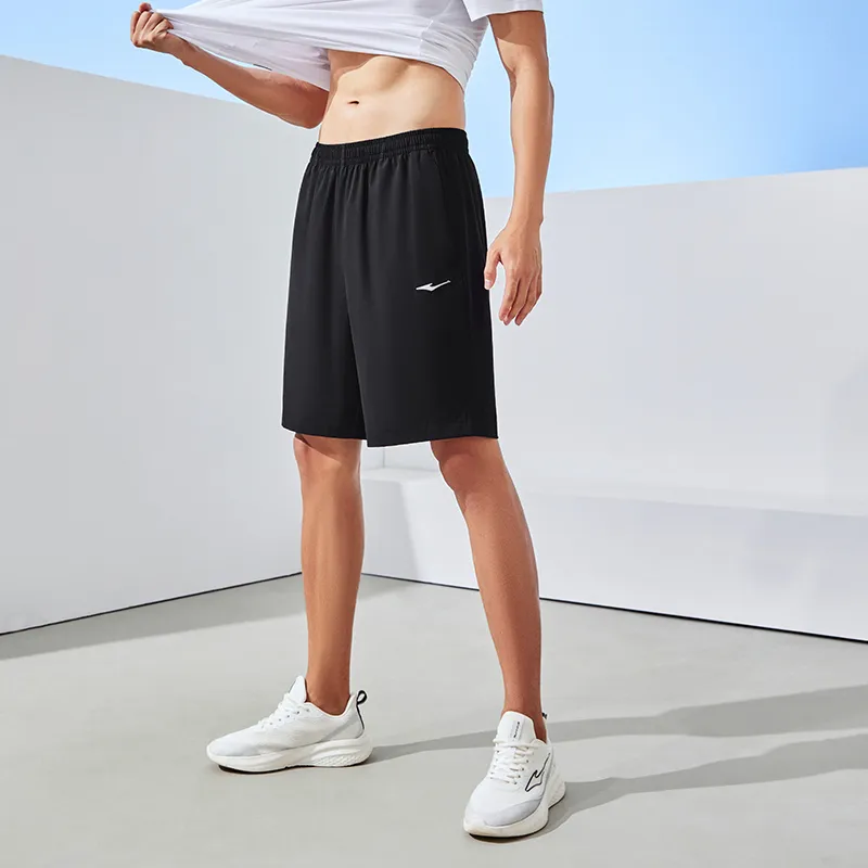 Erke Casual Shorts Men's Jet Black-3